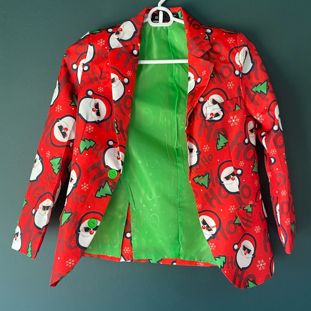 Boys Christmas suit jacket and matching pants